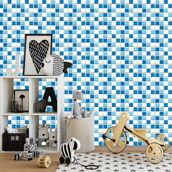 Kakeldekaler mosaik kakeldekaler i ett set om 10
