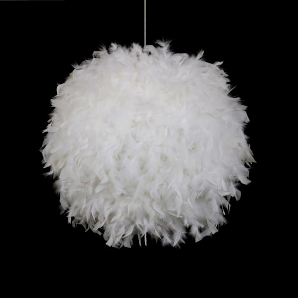 Fjäderpendellampa, Modern 30CM Sfär Chandelier, E27 Tak