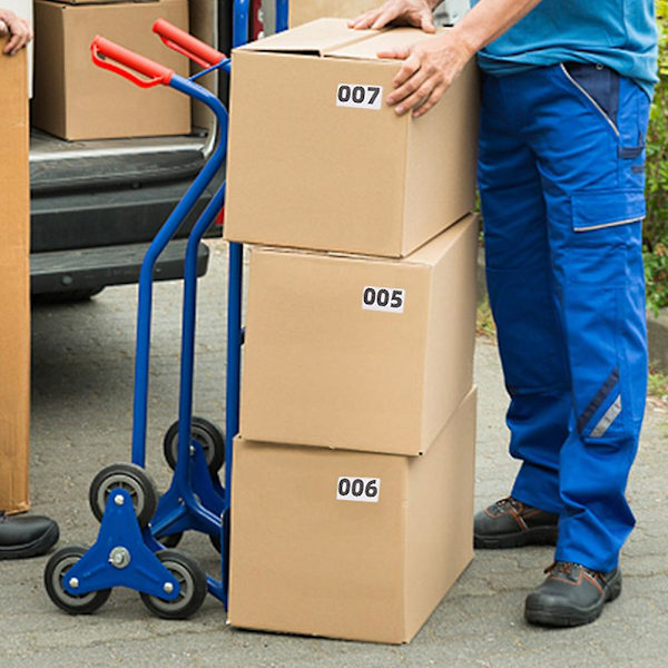 &1 Rull Sirkelnummer Klistremerker Lagerorganisering Inventar Klistremerker Limnummer Etiketter&