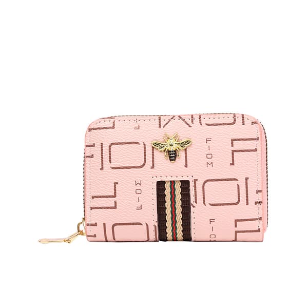 Rosa bikube kortholder for kvinner, 8 cm × 2,5 cm × 11 cm ny stor c