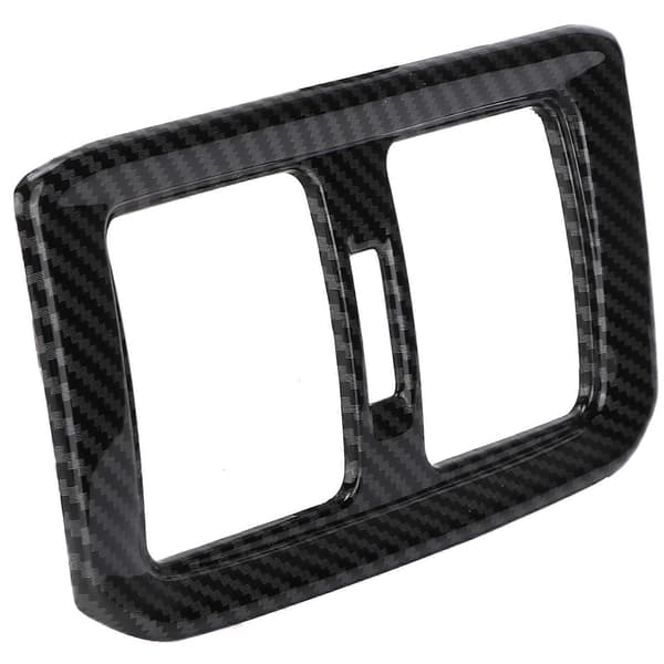 Bakre Luftkondisjoneringsuttak Ventil Deksel Panel Trim Karbonfiber Stil Dekor Erstatning for RAV4 2019?2021