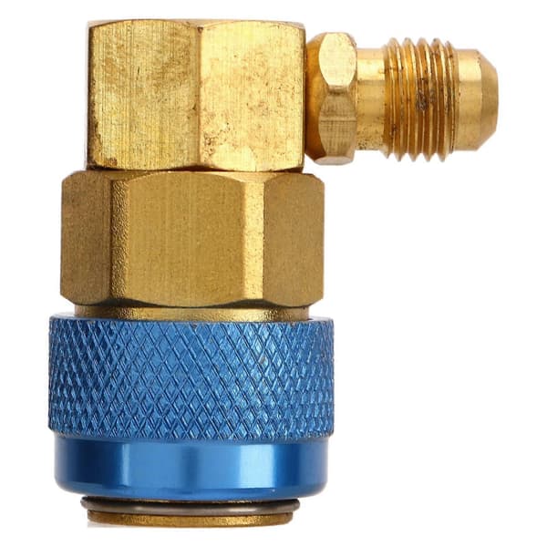 2 stk. AC Hurtigkoblingskontakt Manifold Fluoridkonverter Adapter for R134a System Bil