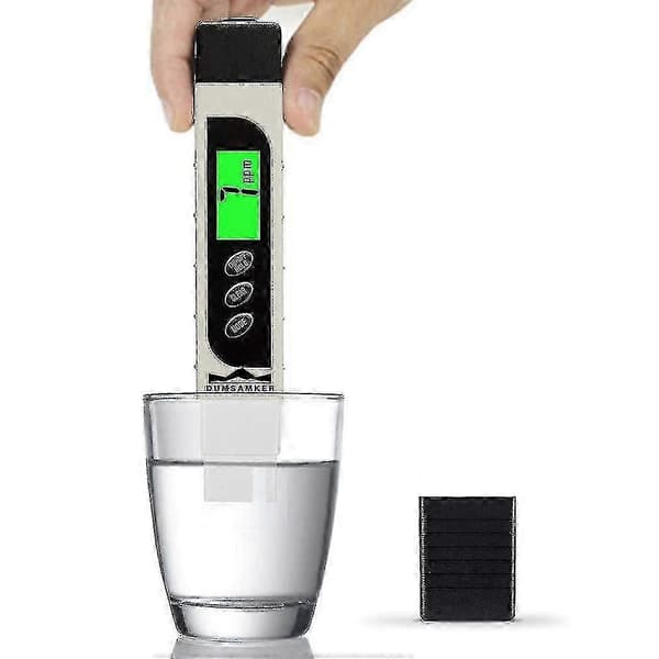 Tds Meter Digital Vandtester, Dumsamker Professionel 3-i-1 Tds, Temperatur og Ec Meter med bæretaske, 0-9999ppm, Ideel Ppm Meter til drikkevand
