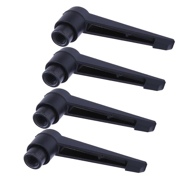 4 stk. metallmaskinknotter justerbart festehåndtak M6 hunngjenge (50 mm)