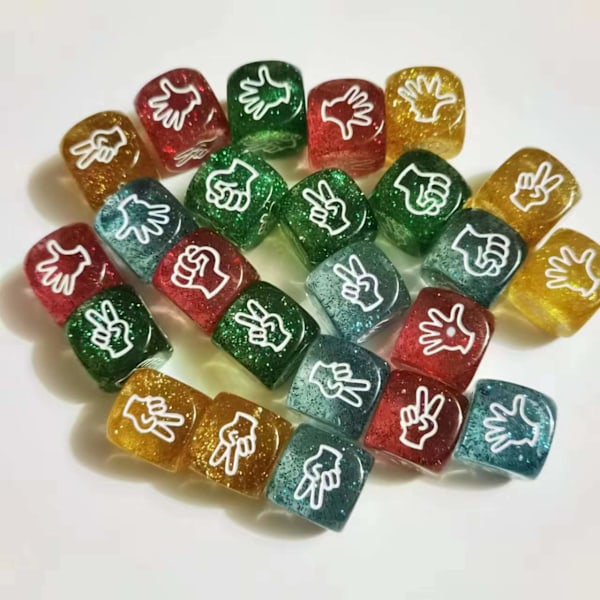 ##/40 st Tärningar Gissningsspel Olika Färger 6-sidiga Tärningar för Spel Tärningsstorlek 20mm##/