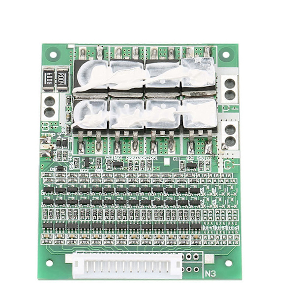 13S 50A Litiumbatteri Laddningsskyddskort BMS PCB med Balansladdning