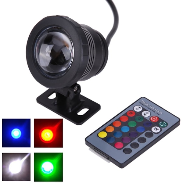 ##/5W Swimming Pool Lys med Fjernbetjening 4 RGBW Tilstande IP68 85-2##/