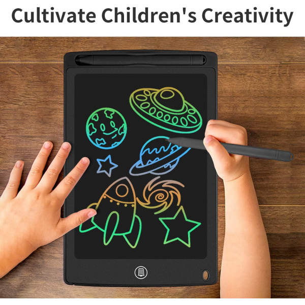 Farverig LCD Skrivetablet, 8,5 Tommer Tegnebræt Grafik Tablet