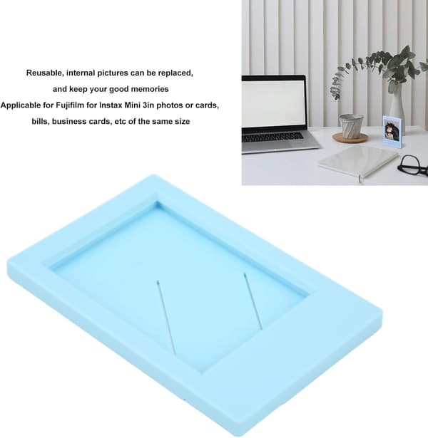 5 kpl Näyttökuvan Kehyksiä 9x6cm (Sininen), Klassinen Työpöydän Suorakulmainen