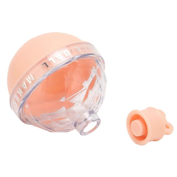 Isballform Myk Bunn Søt Form Rund Isform Maker for Vin Kaffe Frukt Te Rosa