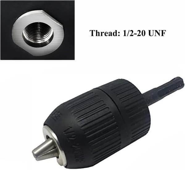 Nøkkeløs chuck 2-13 mm 1/2-20UNF nøkkeløs chuck med SDS Plus adapter