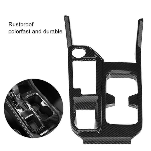 Carbon Fiber Central Kontrol Gear Shift Box Panel Cover Trim Passer til Nissan Sylphy Sentra 2020