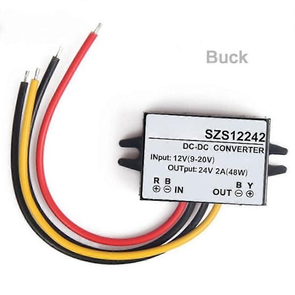 DC-DC 12V til 24V Praktisk Bil Strømomformer Boost Modul Strømforsyningsadapter 2A