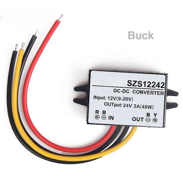 DC-DC 12V till 24V Praktisk Bil Strömomvandlare Boost Modul Strömförsörjningsadapter 1A
