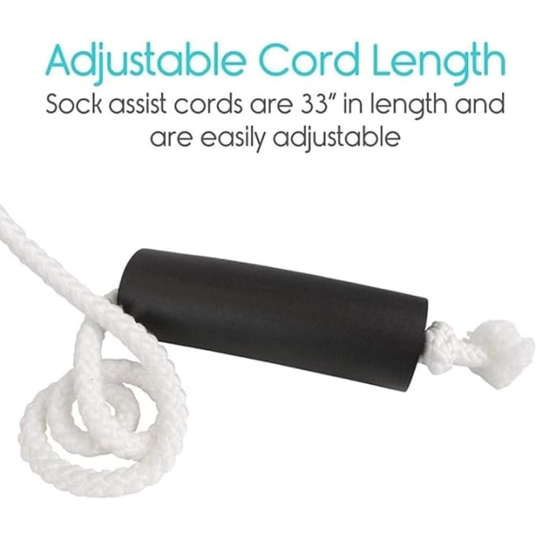 Sock Aid för att sätta på strumpor Strump Hjälp Slider Easy On Stockin