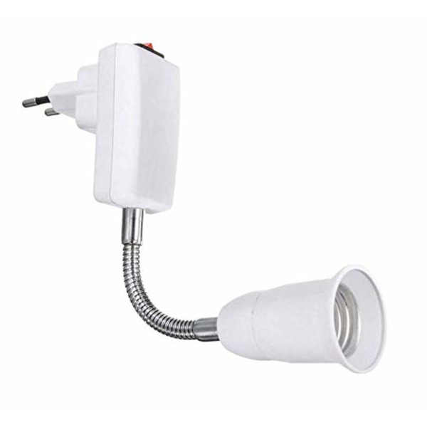 E27 Sokkel med bryter for kjøkkenvegglampe, AC 220V, E27 lampe