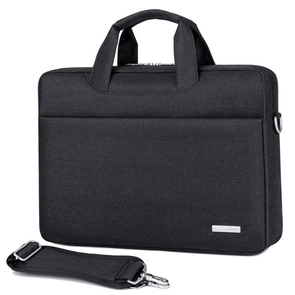Laptopväska 15,6-tums laptopfack skyddssystem vattentät portfölj