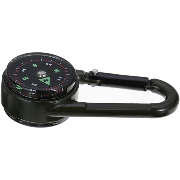 1 st Kompass Camping Klättring Vandring Mini Metall 3-i-1 Multifunktionell