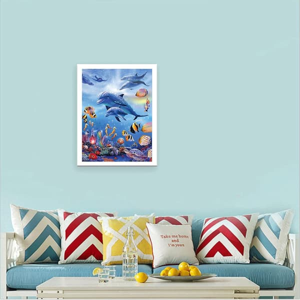 ##/5D diamantmålning-DIY-30x40cm-Underwater World##/