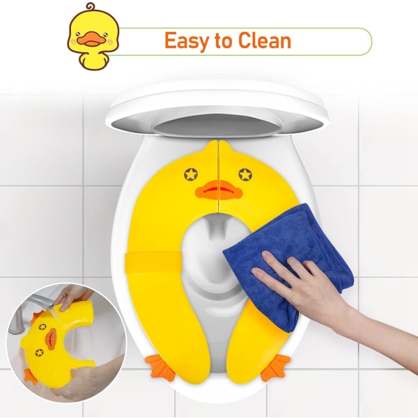 Reduksjon av babytoalettsete (Little Yellow Duck), Travel Toalettsete