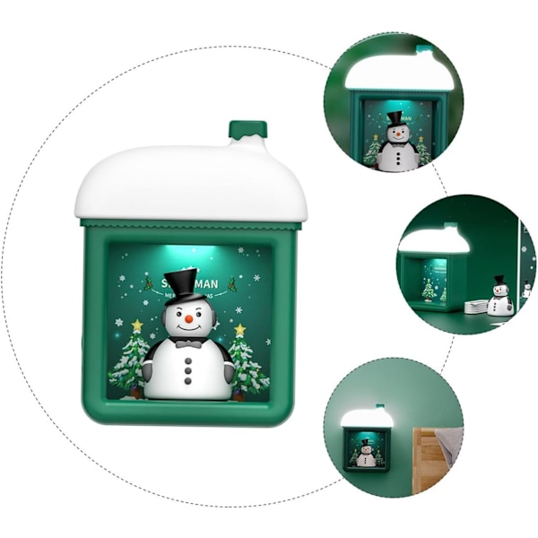 ##/1 Sett med julelys LED nattlys juleskiltlys##/