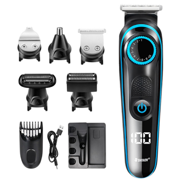 ##/Rakset för män, multifunktionell trimmer, professionell hårklippare##/