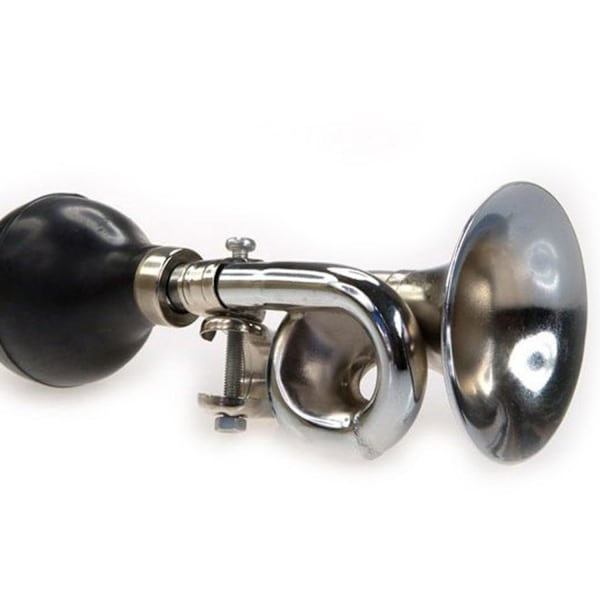 ##/2 stk. cykelhorn, metal, klovnhorn##/