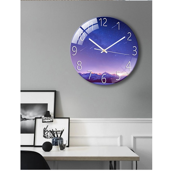 ##/Väggklocka Modern stil väggklocka utan tickande tyst rörelse##/