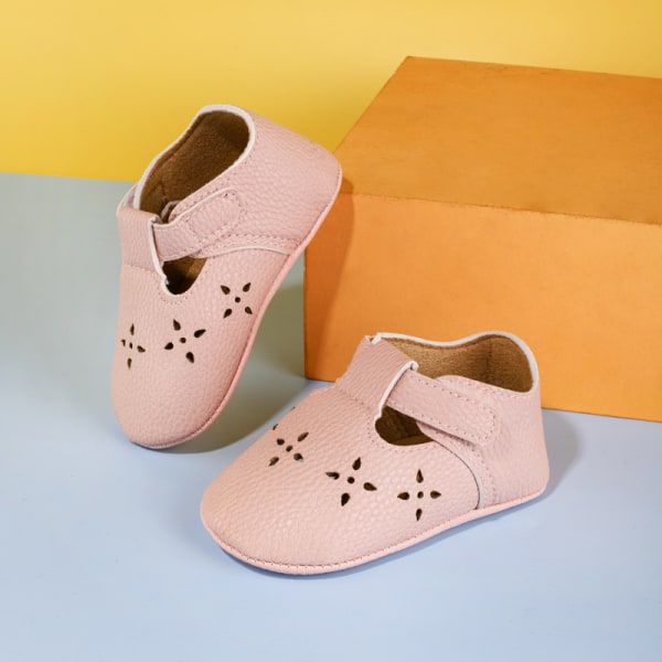 Babyflickor Sneakers PU-Läder Halksäkra Sommar Spädbarn Första Stegen