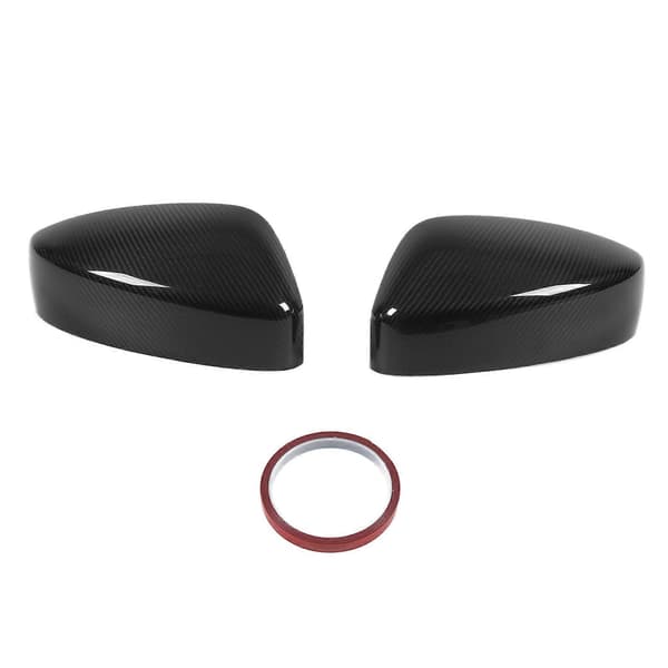 2 stk. Sidespejlsdæksler Trim Tør Carbon Fiber Udskiftning til Mazda 3 2014?2016