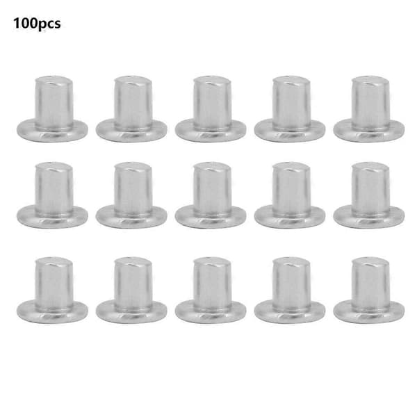 100 stk. M2.5*3/4/5mm Senkhode Aluminium Nagler Forsenket Solid Nagler (M2.5*3)
