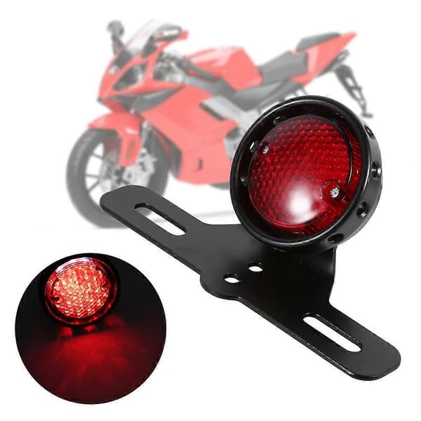 Motorcykel LED Retro Rød Baglygte Bremse Stop Lys Lampe Til Honda/Yamaha