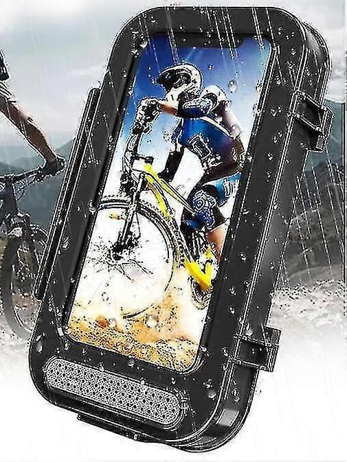 Vedenpitävä moottoripyörän puhelinpidike Samsung Iphone Moto -pyörän ohjaustangon mobiiliteline Z