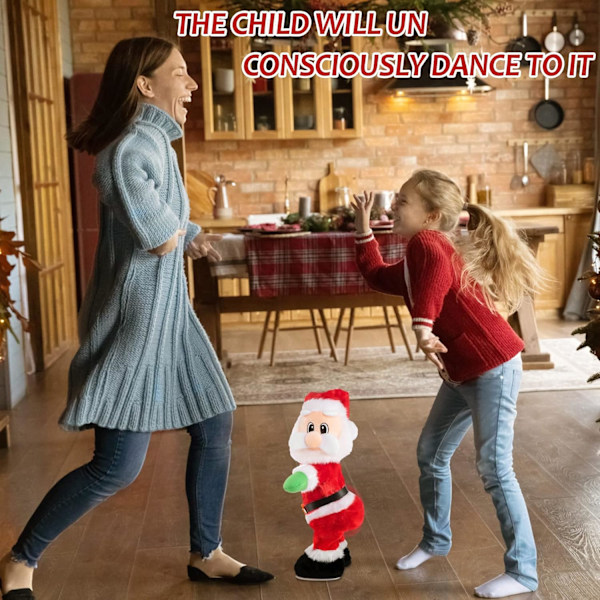 ##/Twerking Tomte, 14\" Tomtedock Animated Jul Leksaker Sjungande Sp##/
