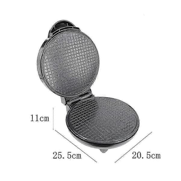 Non-stick sort dobbeltsidet pandekagebager 21 cm - Multifunktionel sprød omeletpande - Let at rengøre - 220v