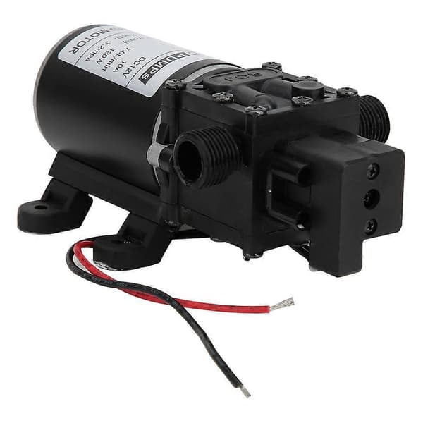 Intelligent Membranpump Högtryck FL3216 DC12V 120W 7L/min 10mm Höger Vattenutlopp