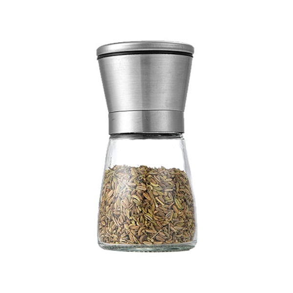 Set med 1 justerbar salt- och pepparkvarn Kapacitet 200 ml