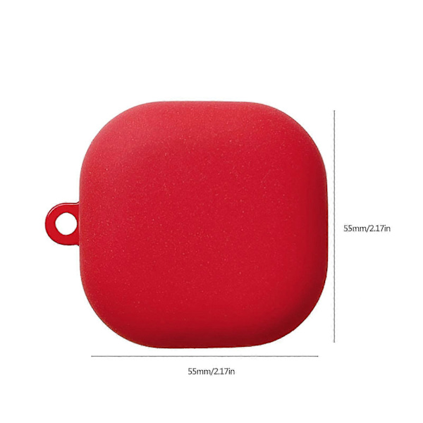 Blød silikoneboks Bluetooth-kompatibel øretelefonbeskytter til Buds Live Red