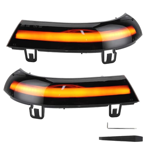 Par Blinklys Bakspejl Blink Dynamisk Flydende Lampe Passer til Skoda Superb B5 02?08
