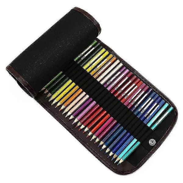 48 Lærred Farveblyant Wrap / Rulle Etui / Farveblyant Etui / Tasker / Punge Til Sko
