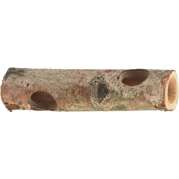 20cm Hamstertunnel i Massivt Trä Spår Hamsterleksaker