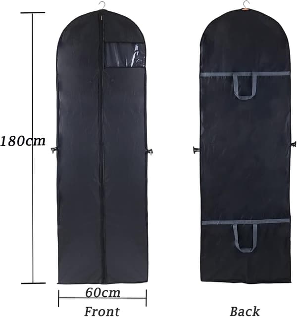 Brudekjole Cover 60x180cm Lang Synlig Vindue Brudepige Kjole