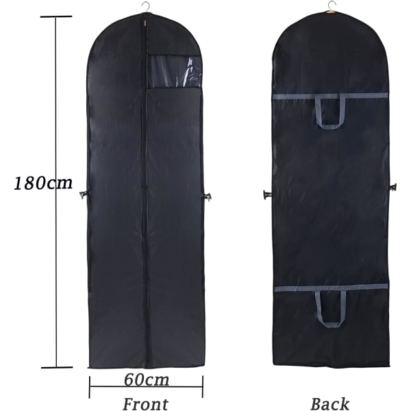 Bryllupskjoledeksel 60x180cm Lang Synlig Vindu Brudepikekjole