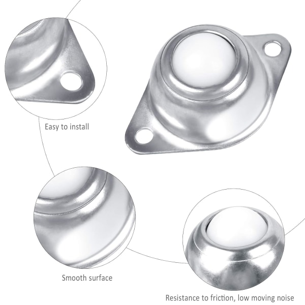 4 stk. Ball Caster Overføringslager Transportlager Møbler Cast