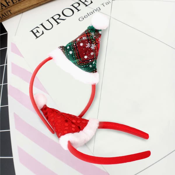 ##/2 st julhuvudband, julhatt huvudbandsdekoration##/