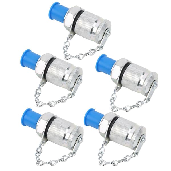 5 st Hydrauliska Testadaptrar Gängtest Kopplingsanslutningar Tryckmätning PT/PPTM12 x 1.5