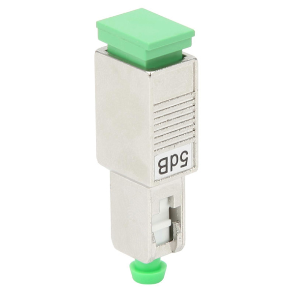 Optisk Fiber Adapter Koblingsflens Hann- og Hunnhode Demper SC/APC 5DB