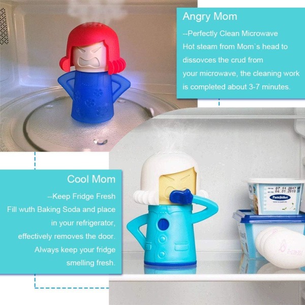 2 st Rengör Mikrovågsugnar UTAN DETERGENT