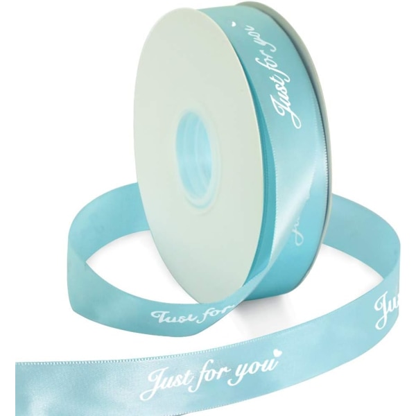 Satinbandrulle med \"Just for You\"-tryck - För bröllop, årsdag