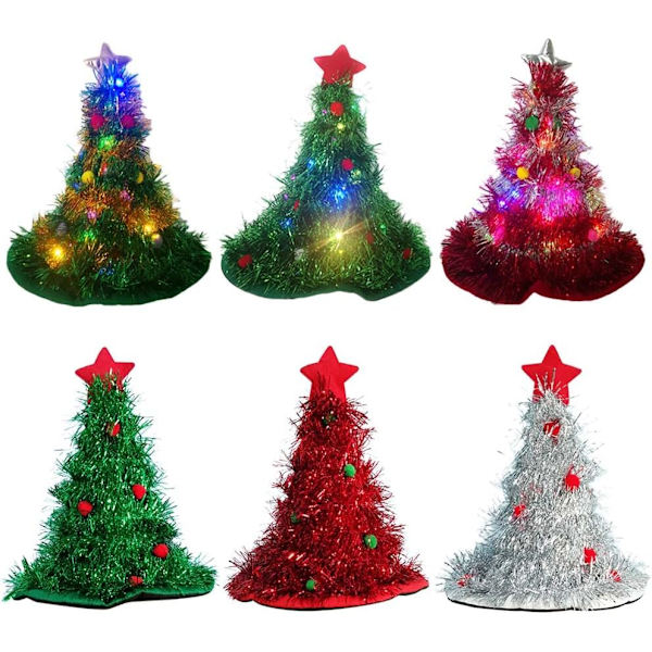 ##/(Sølv uden lys) Juletræshue, børnejulehue##/